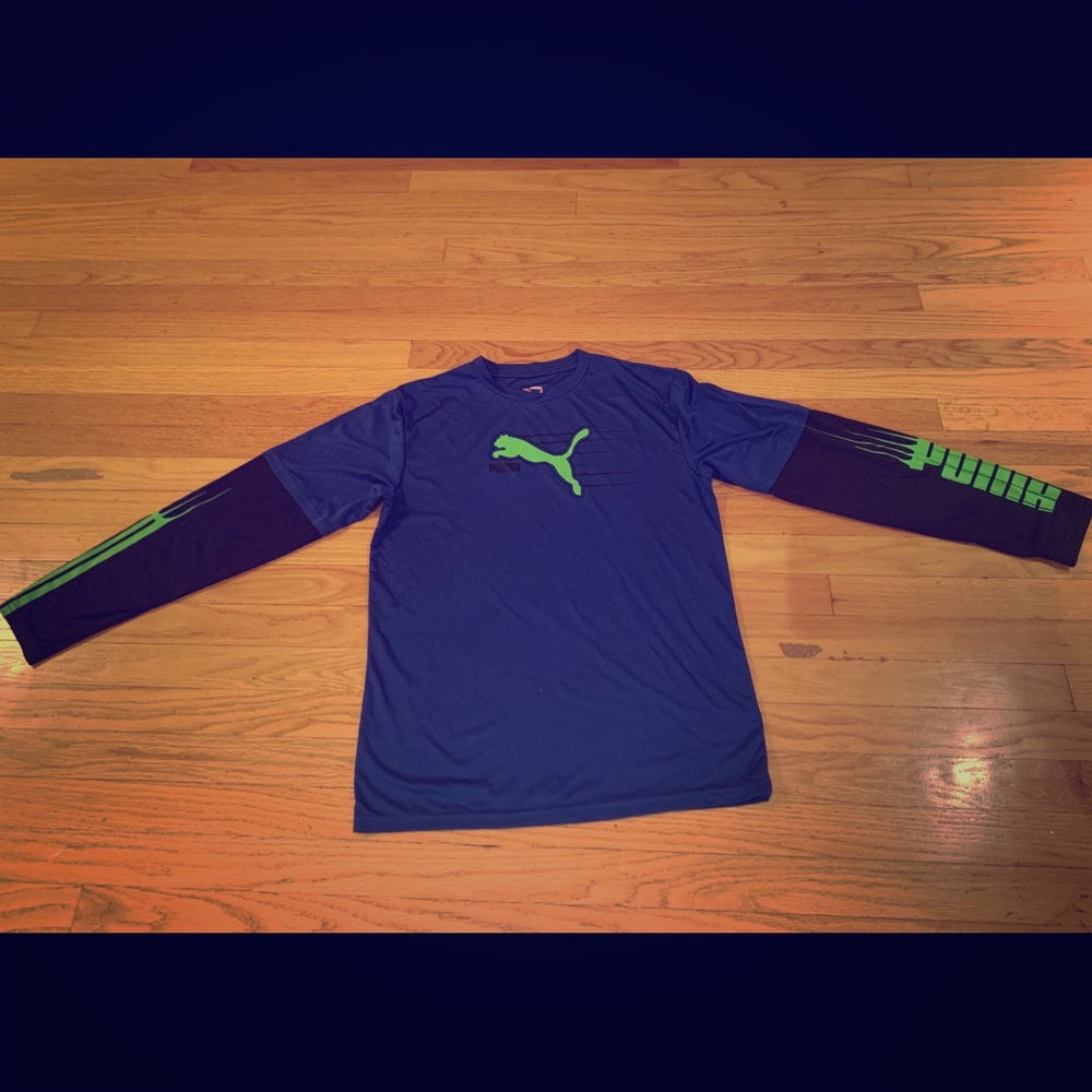 Boys Puma Athletic Long Sleeve Top. Boys size 18